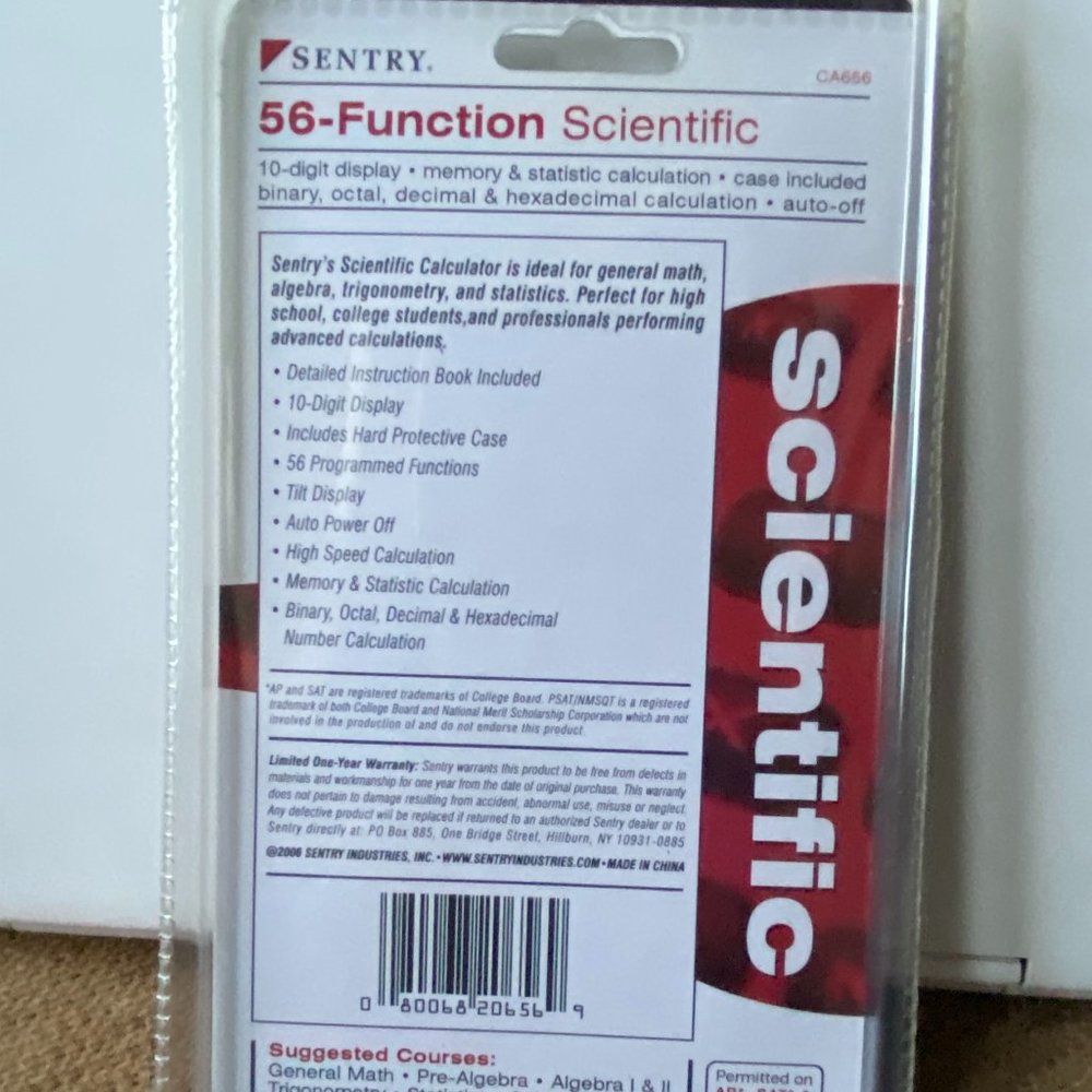 Sentry 56-Function Scientific Calculator - Picture 3 of 6